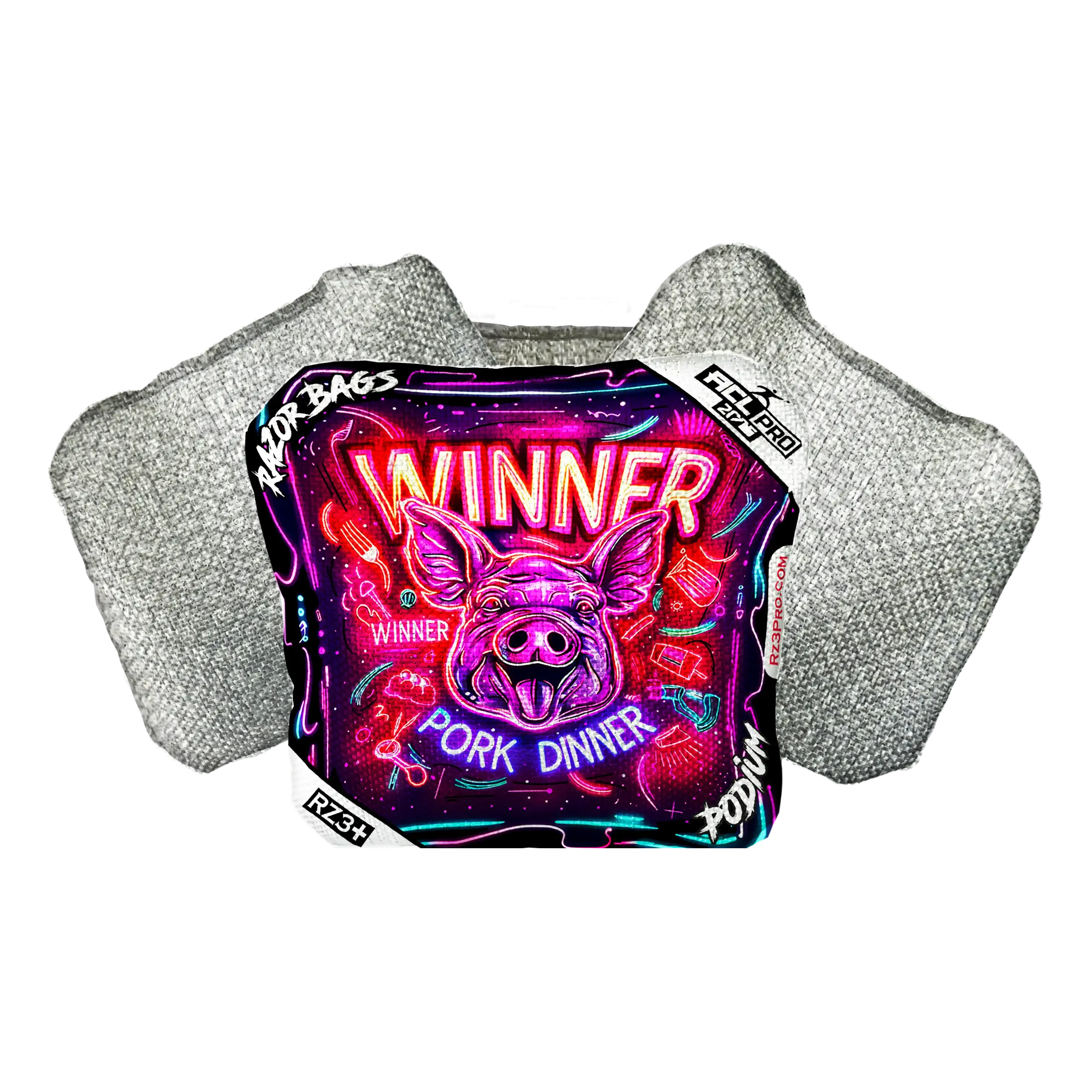 Podium | Winner Winner Pork Dinner | ACL PRO Razor Cornhole Bags
