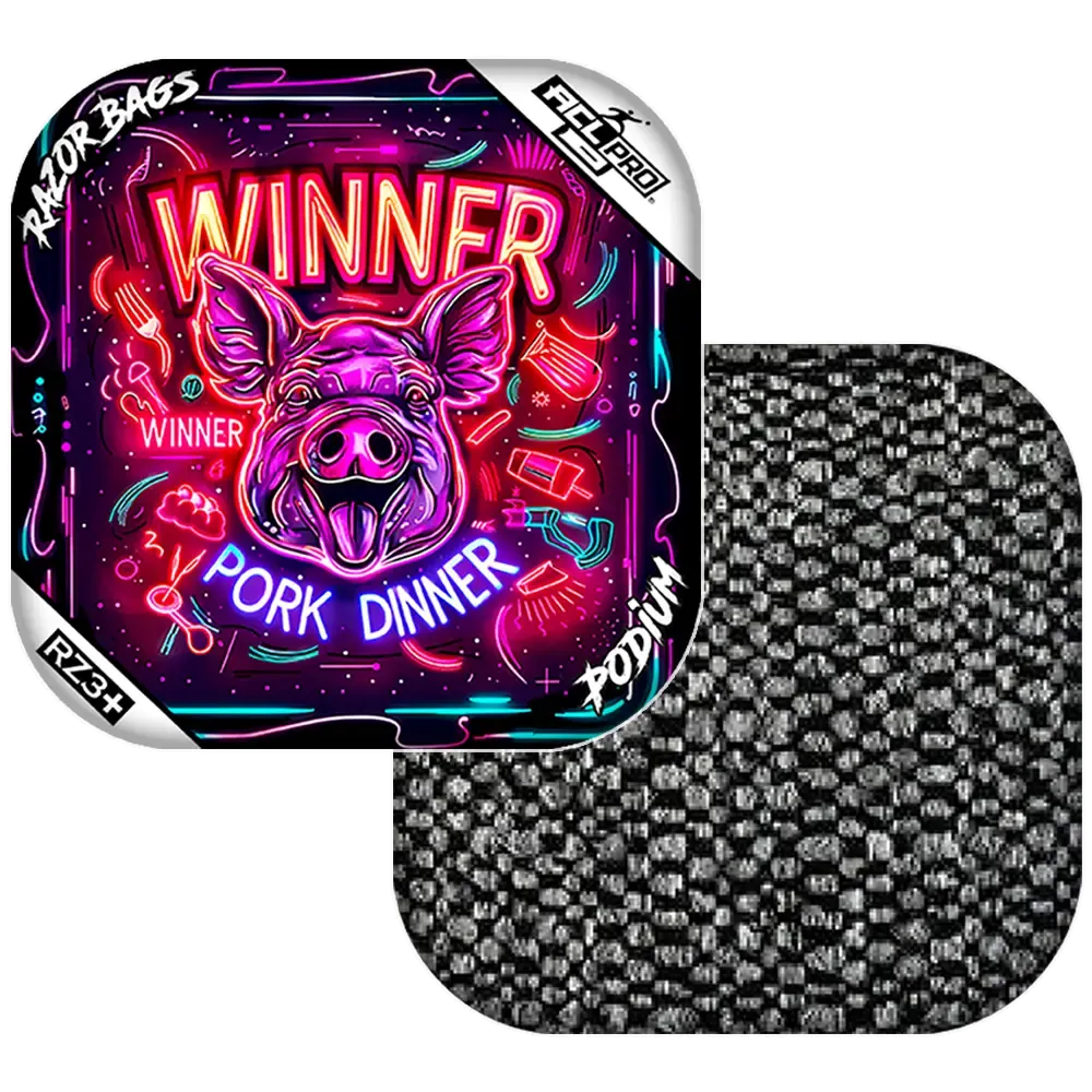 Podium | Winner Winner Pork Dinner | ACL PRO Razor Cornhole Bags