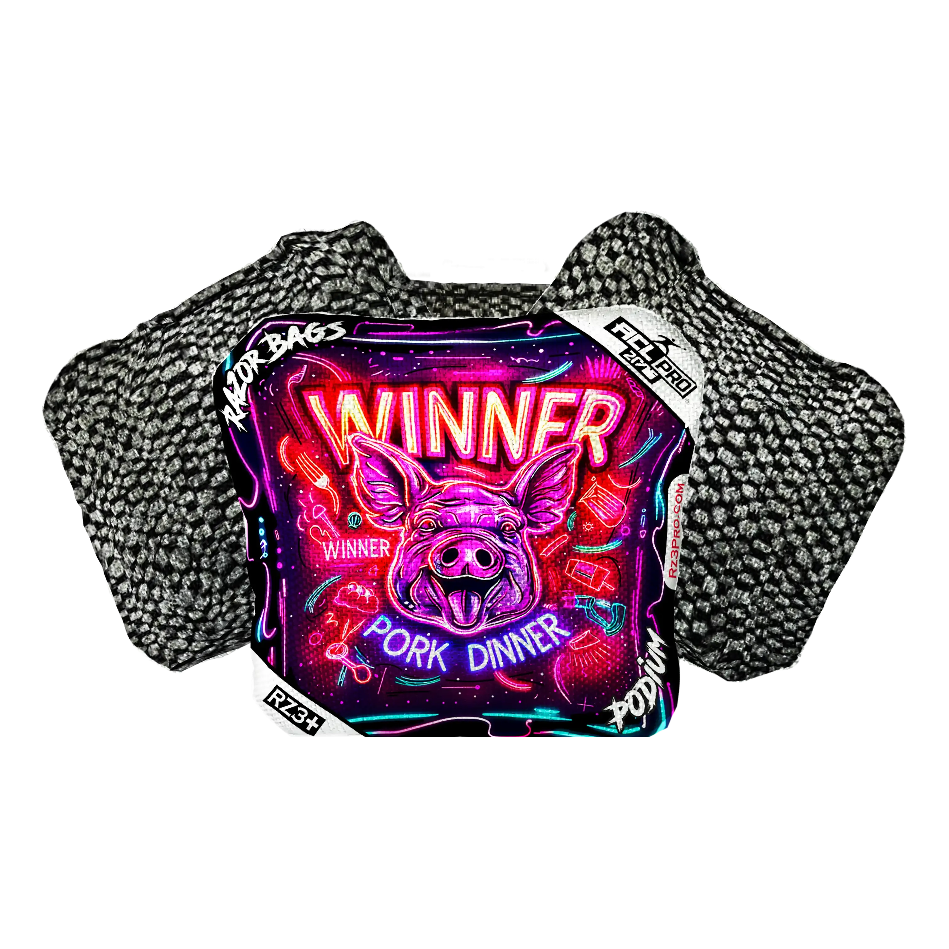 Podium | Winner Winner Pork Dinner | ACL PRO Razor Cornhole Bags