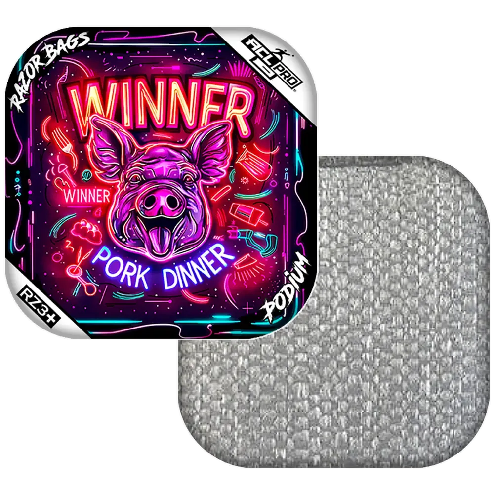 Podium | Winner Winner Pork Dinner | ACL PRO Razor Cornhole Bags