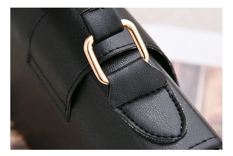 PU Leather Small Flap Crossbody Bag