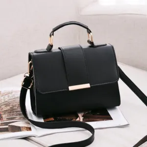 PU Leather Small Flap Crossbody Bag