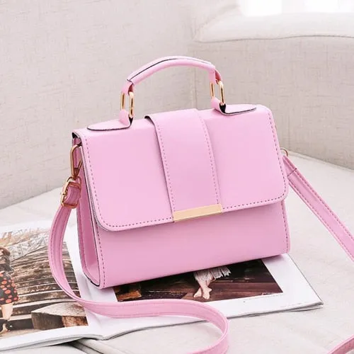 PU Leather Small Flap Crossbody Bag