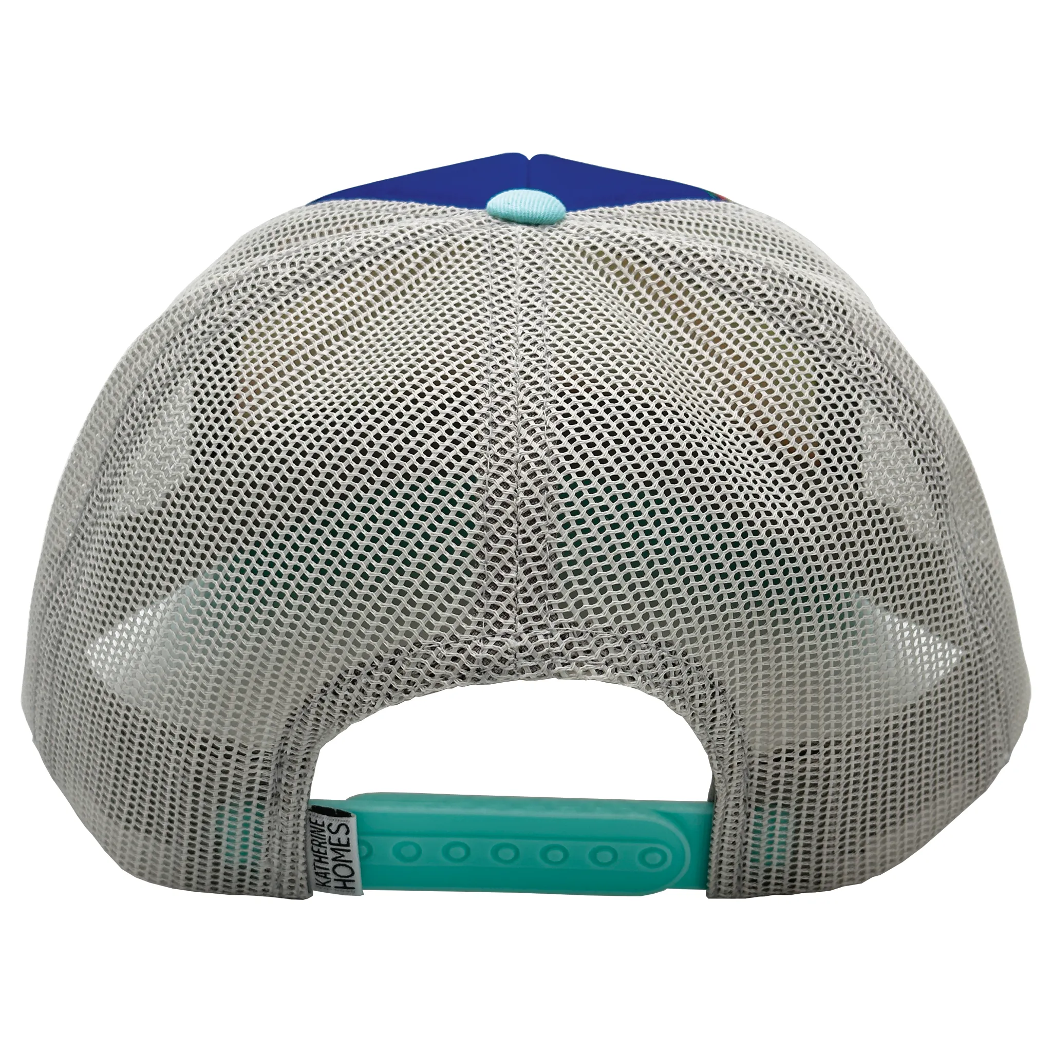 Rainbow Mountain and Alpaca, Peru  Trucker Hat | Aqua and Silver