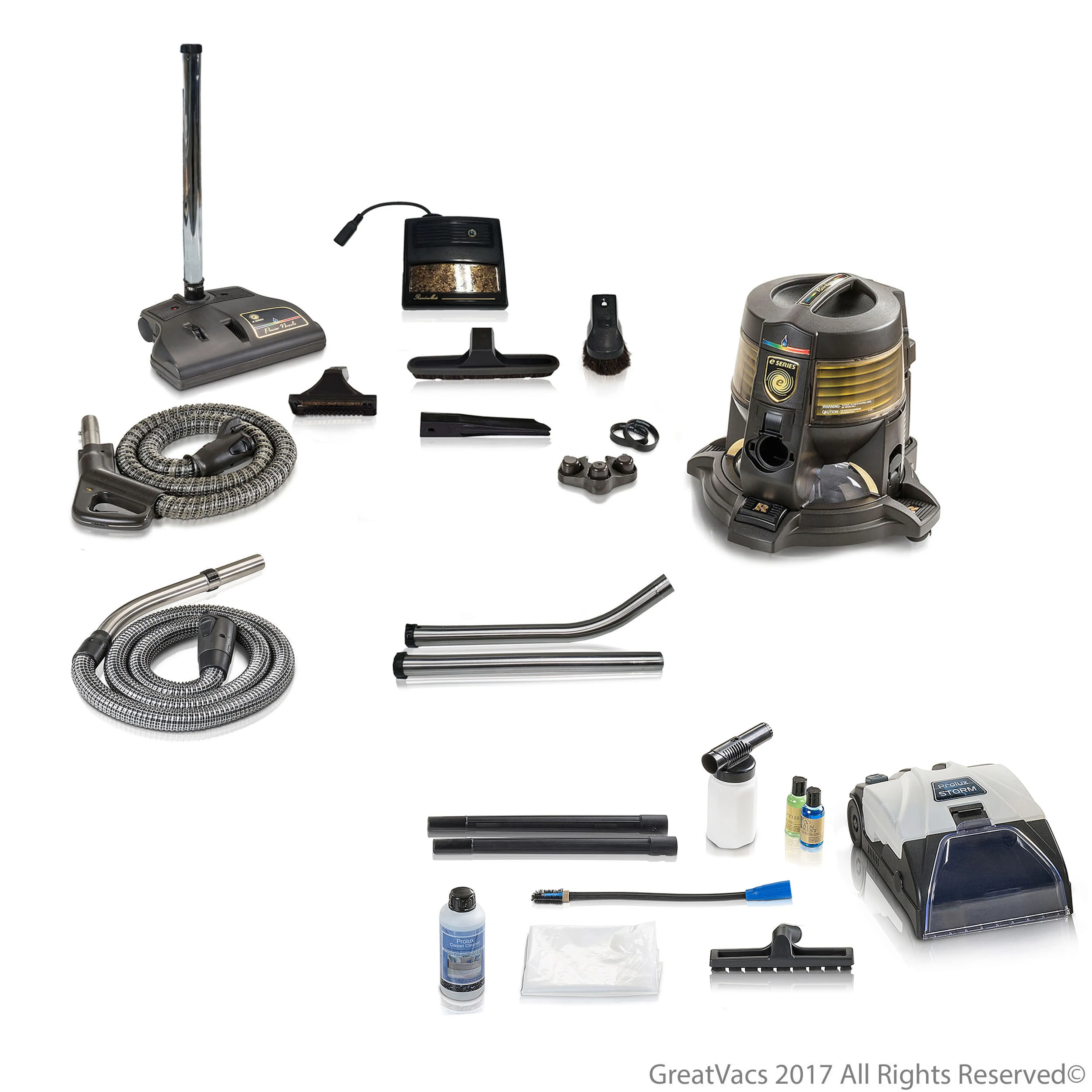 Reconditioned Genuine Rainbow E series 1 speed Vacuum Cleaner with 10pc Prolux Storm Shampooer Bundle 5YR Warranty