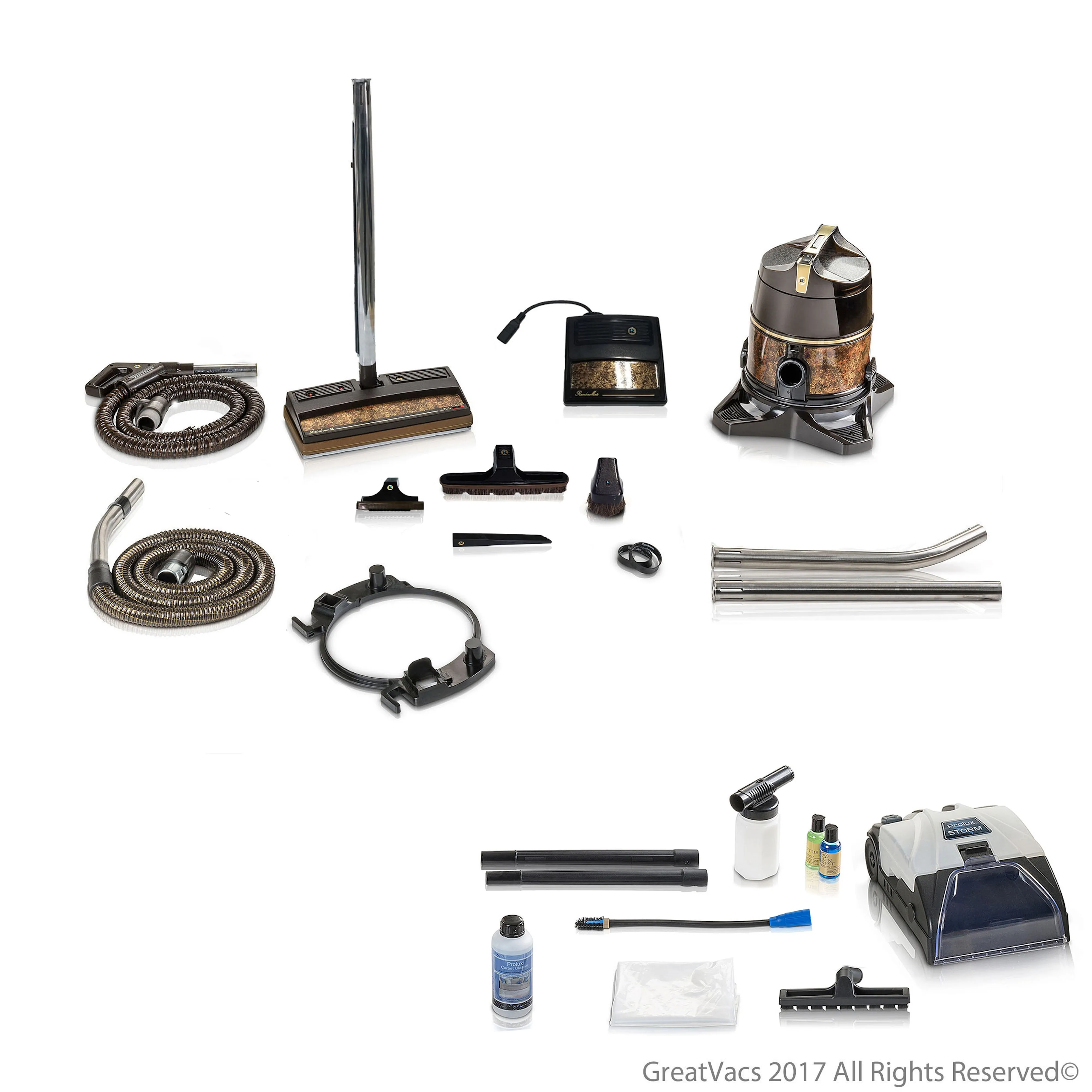 Reconditioned Genuine Rainbow SE Vacuum Cleaner with 10pc Prolux Storm Shampooer Bundle 5YR Warranty