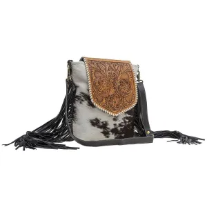 Ritzy Rift Hand-Tooled Bag