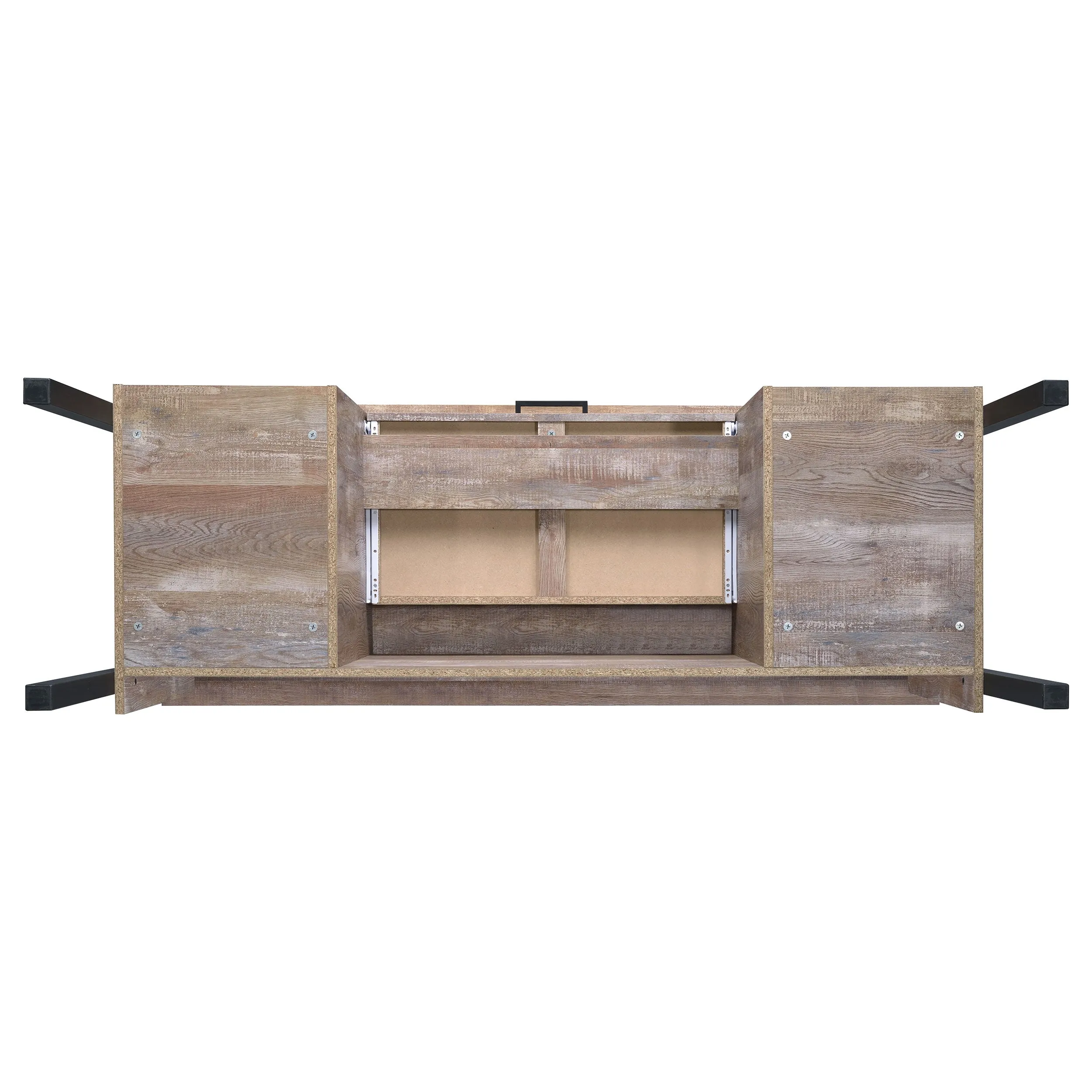Samson 60-inch 4-drawer Office Computer Desk Weathered Oak