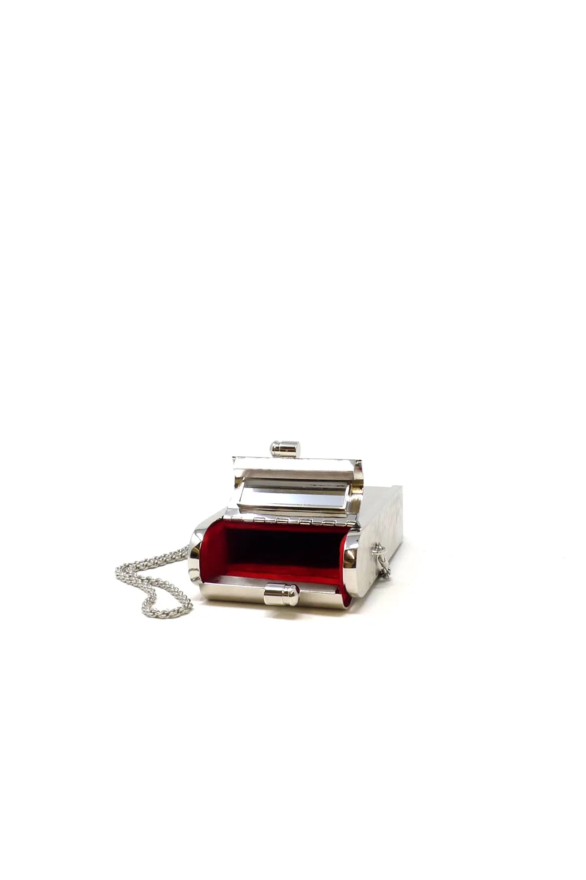 Silver Aureta Mini Minaudière