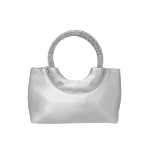Silver Rhinestone Bag