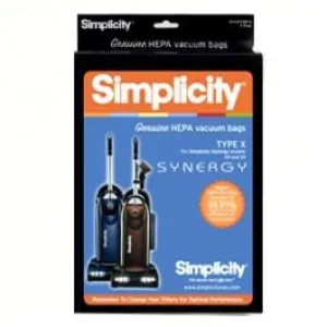 Simplicity OEM Hepa Bag Type "X"