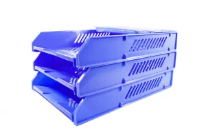 Smart Plastic File Tray with Pen Tray S423 | 3 Layers