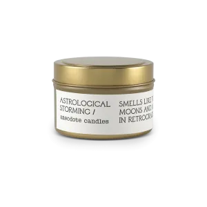 SOY ANECDOTE CANDLE- ASTROLOGICAL STORMING- TRAVEL