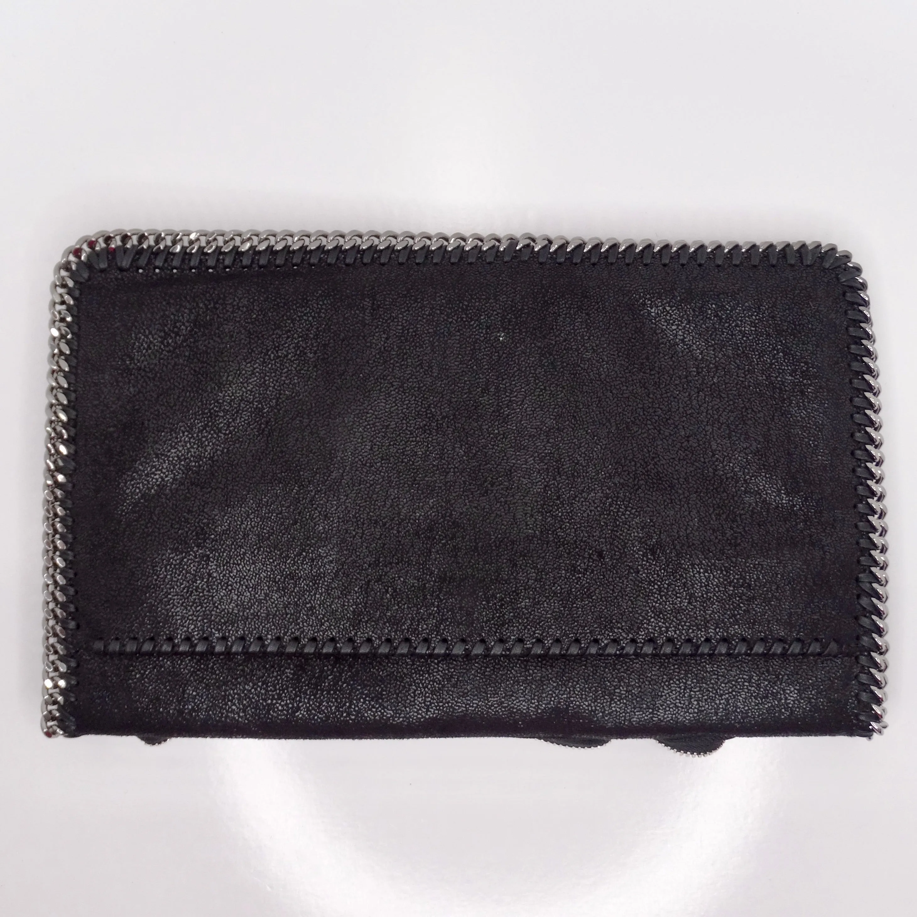 Stella McCartney Falabella Zipper Trim Fold Over Clutch
