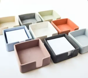 Sticky Note Holder - Desk Accessories - Desk Organizer - Modern Desk - Minimalist - Concrete - Cement