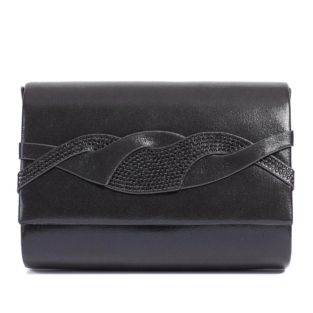 Stylish Clutch Bag With Strap - HUANGBAG40013 / 326 543