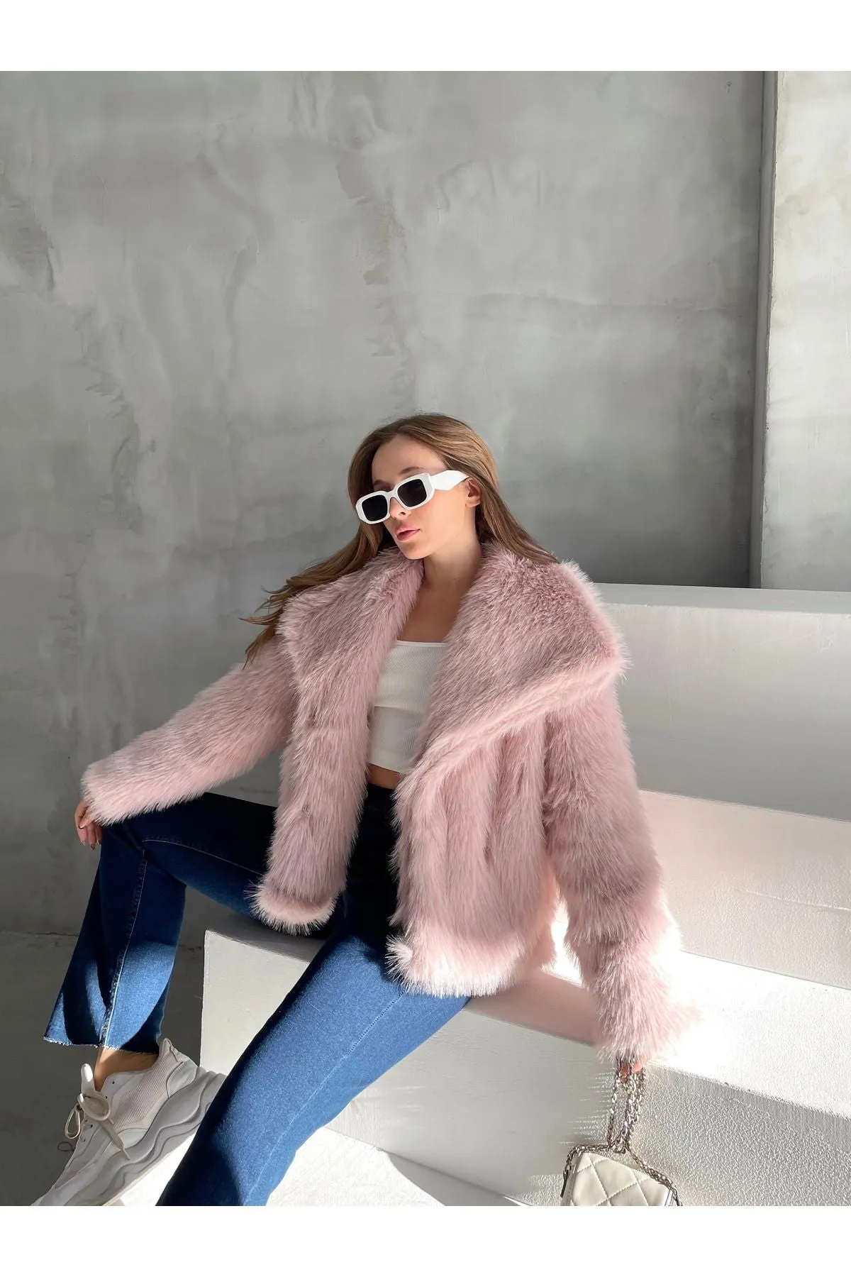 Stylish Faux Fur Winter Coat