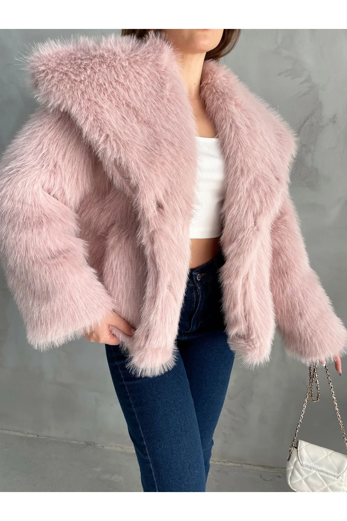 Stylish Faux Fur Winter Coat