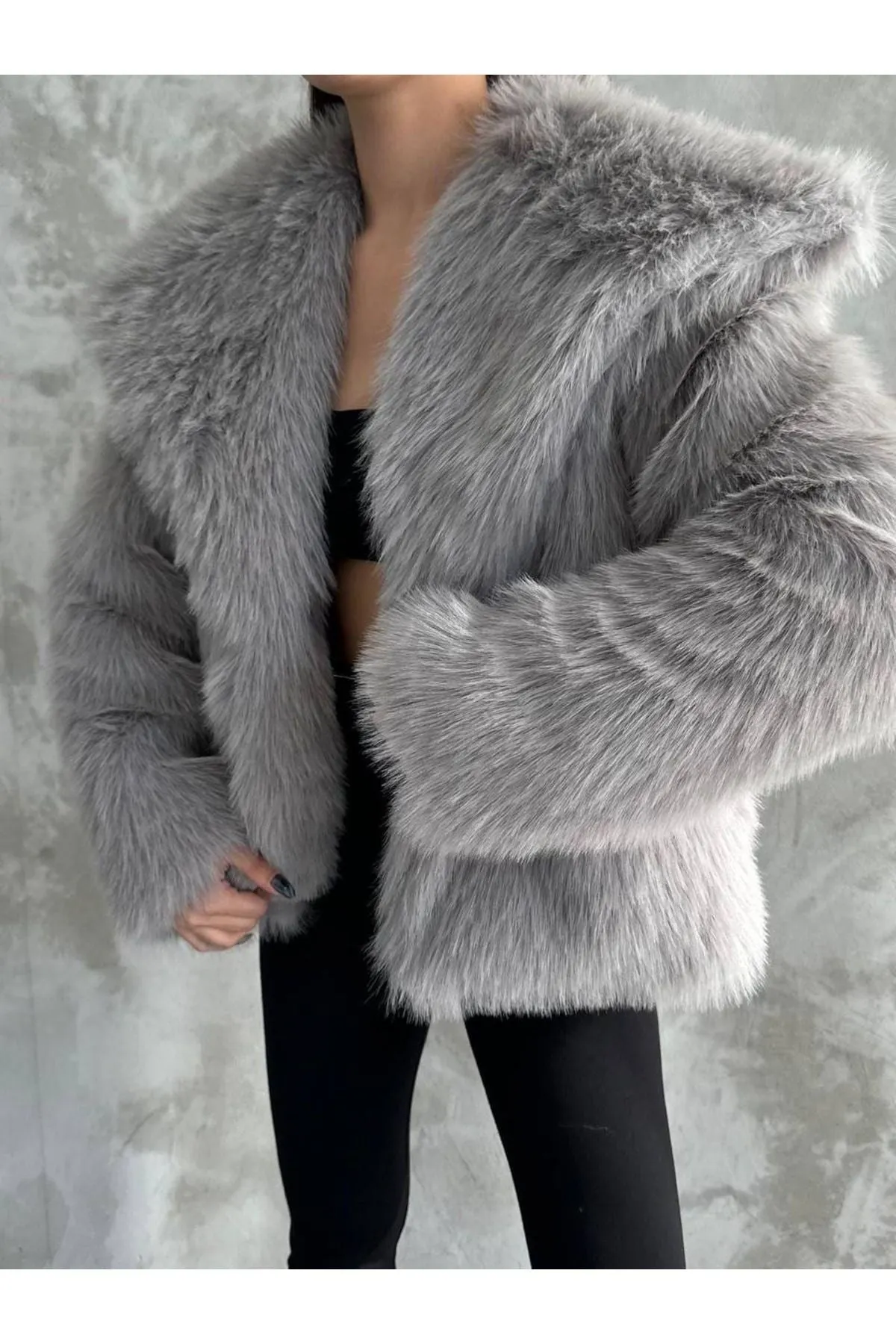 Stylish Faux Fur Winter Coat