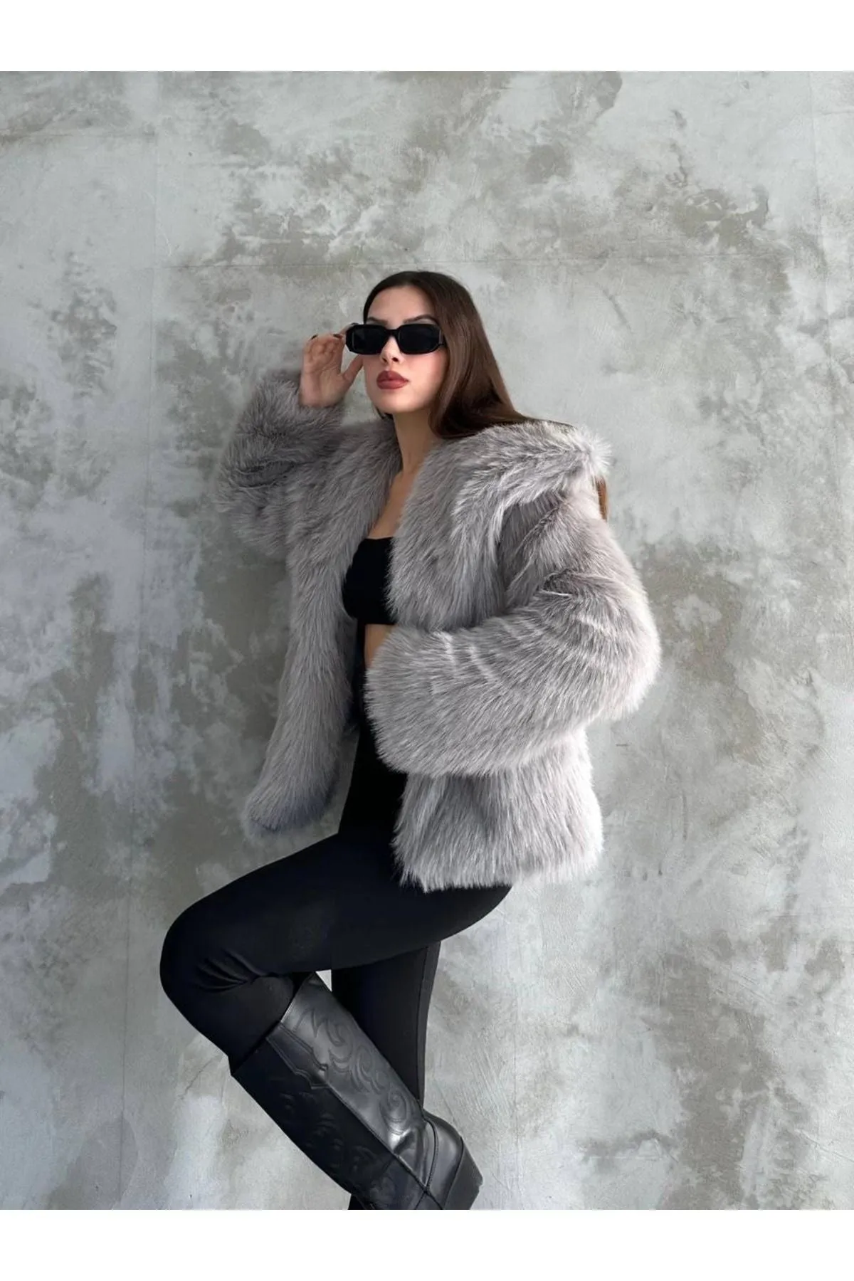 Stylish Faux Fur Winter Coat