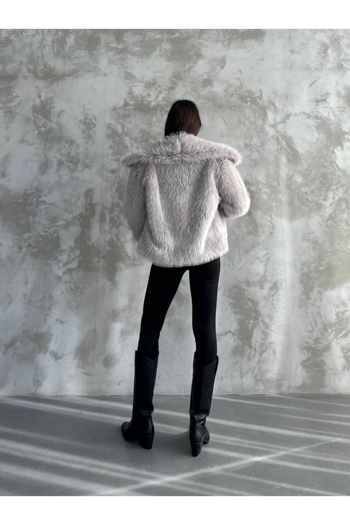 Stylish Faux Fur Winter Coat