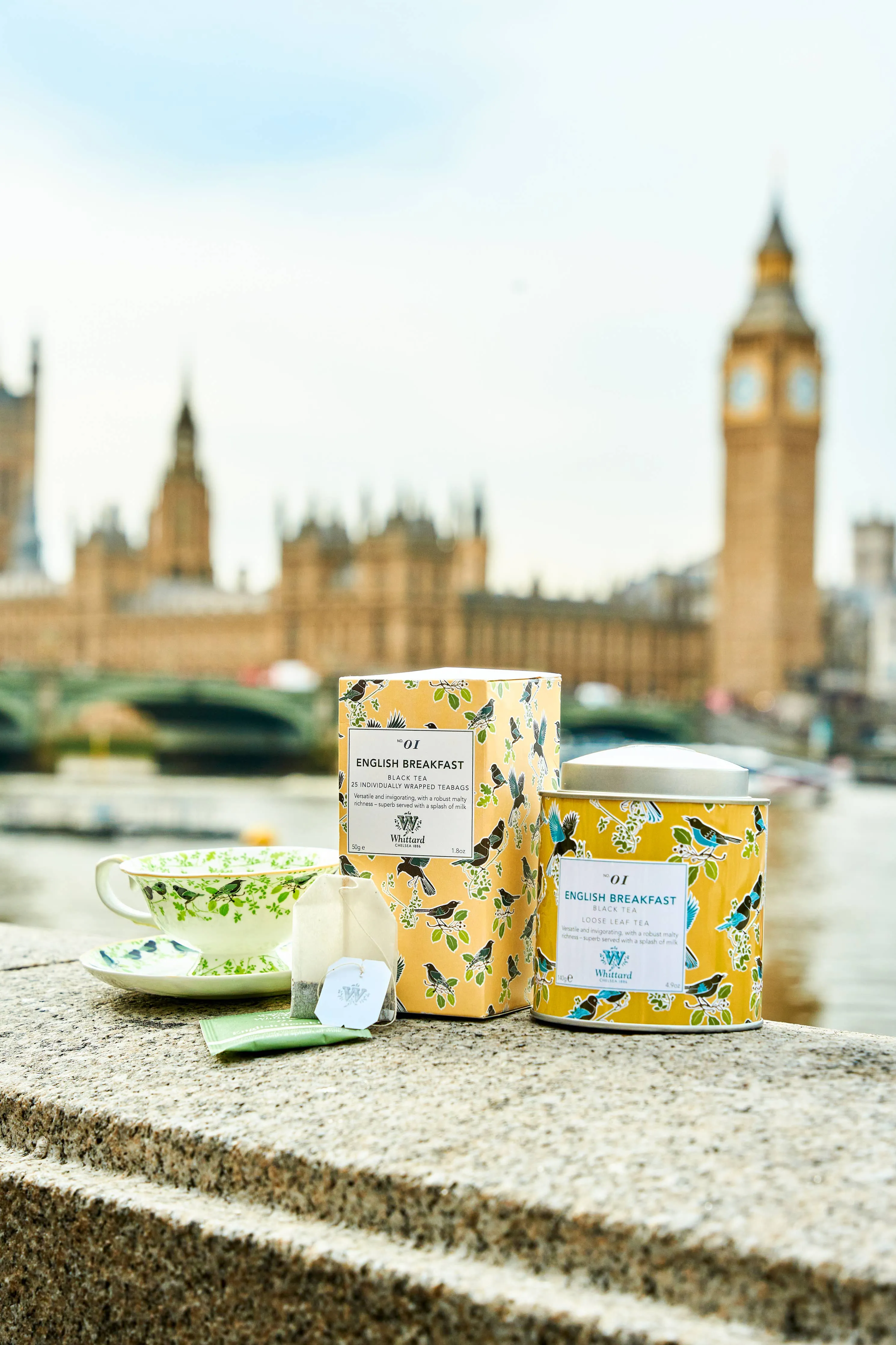 Tea Box, Whittard English Breakfast 25 ct