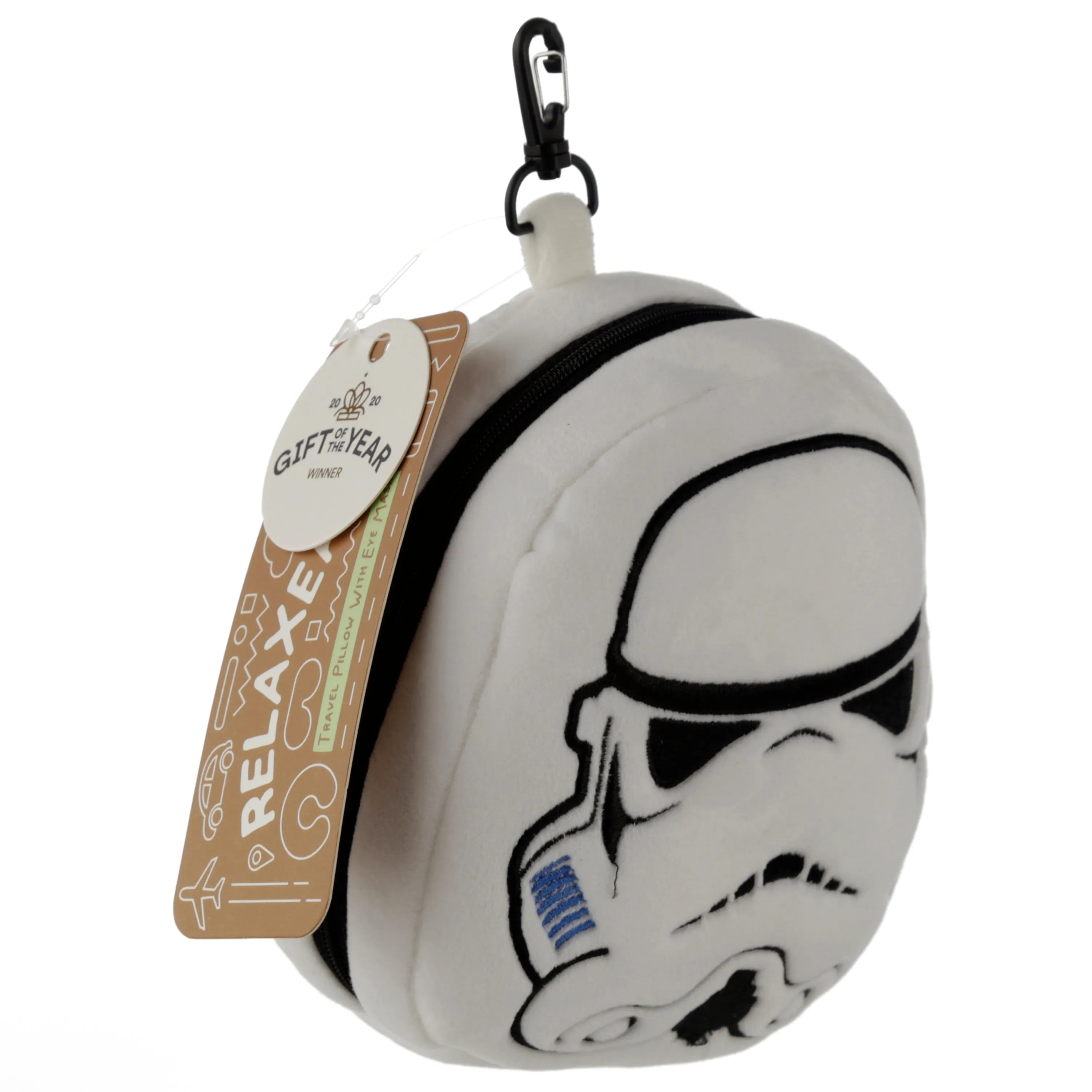 The Original Stormtrooper Relaxeazzz Plush Round Travel Pillow & Eye Mask Set