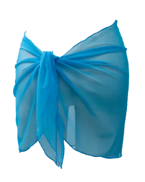 Turquoise Mesh Sarong