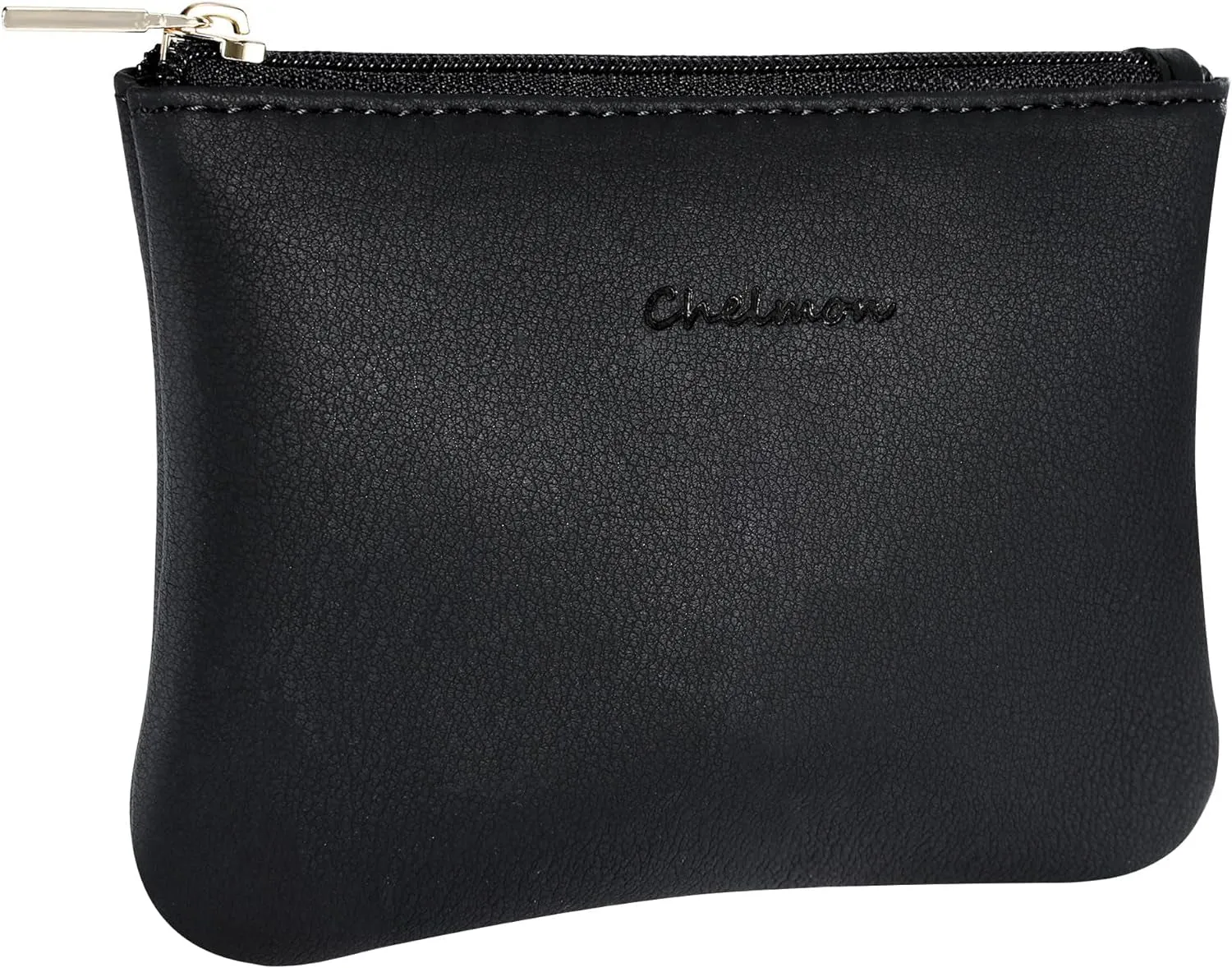 Vegan Leather Coin Wallets with Zipper for Men & Women