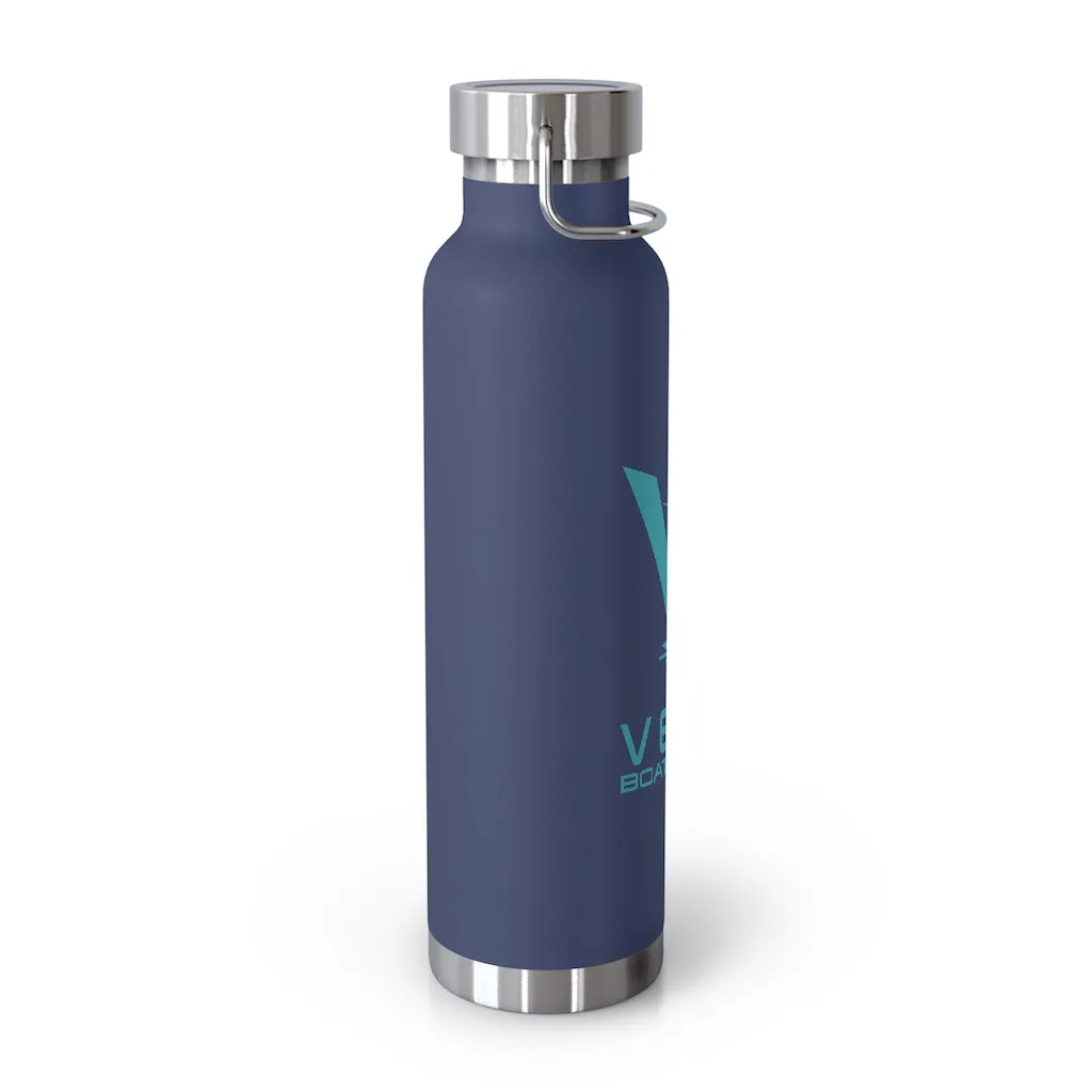 Vela Teal Logo 22oz Vacuum Insulated Bottle
