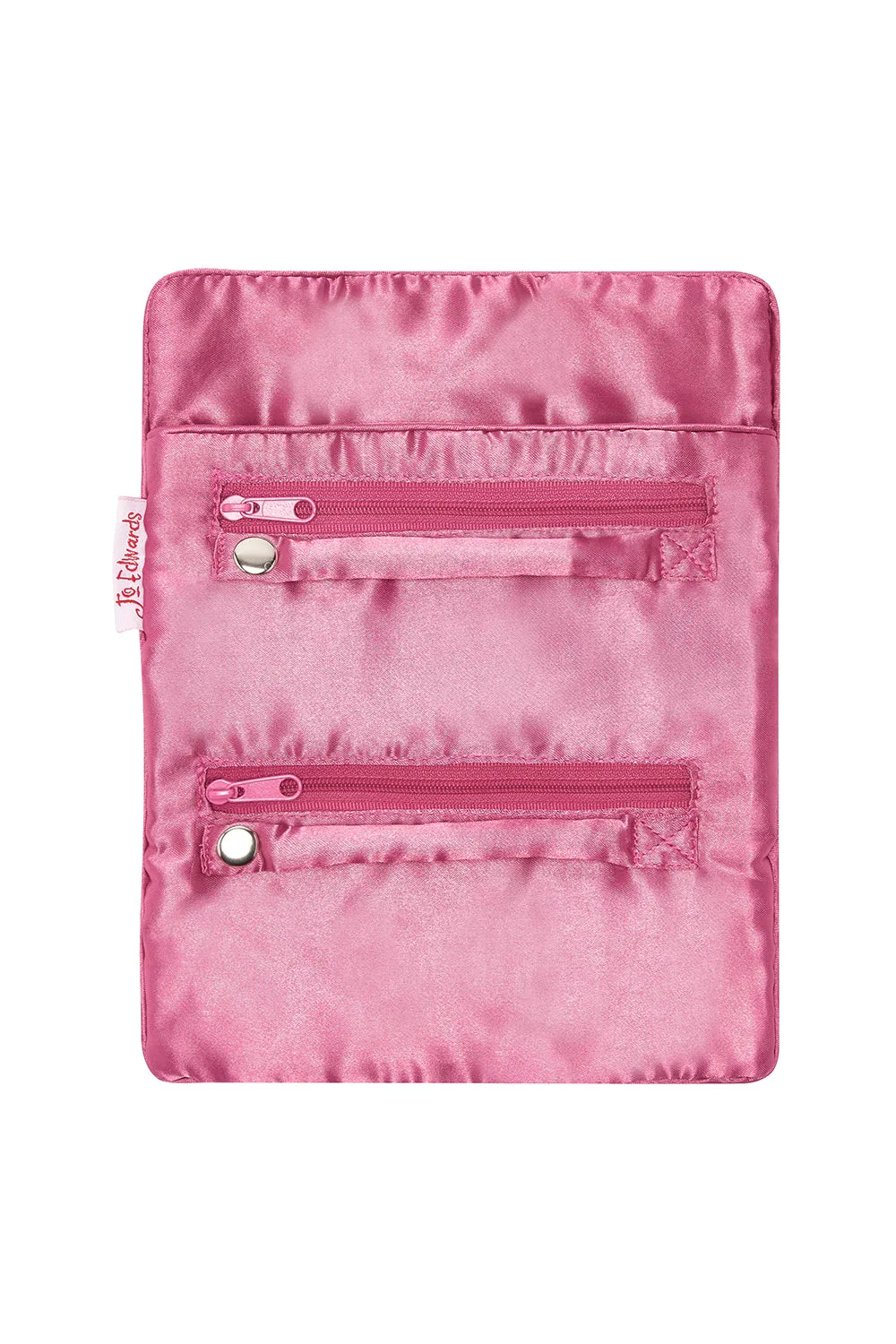 VELVET JEWELRY ROLL - AUBERGINE