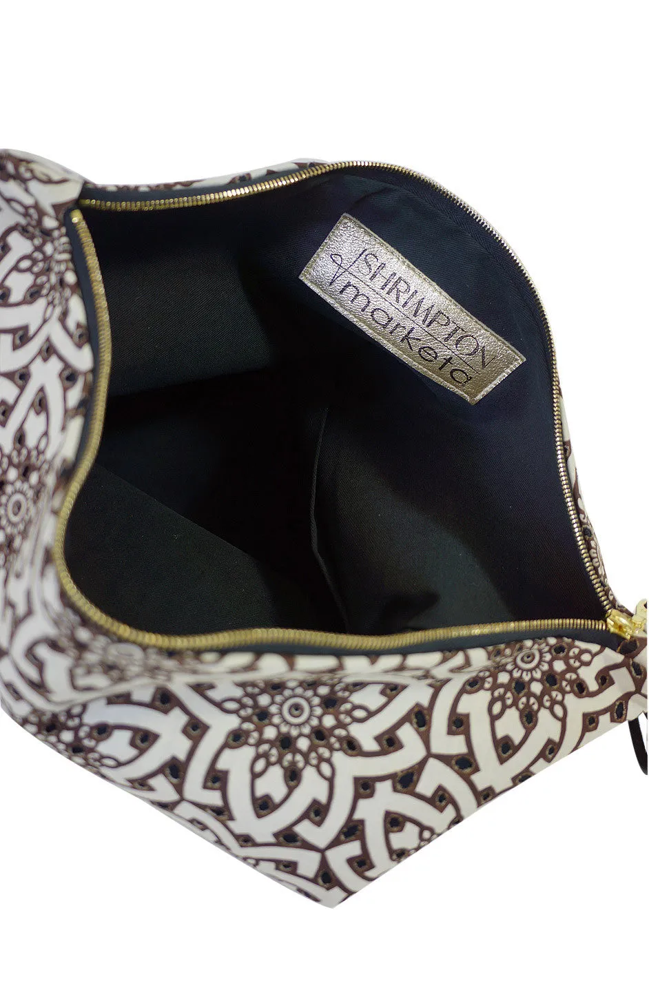 Vintage 1940s Cut-Out Floral Clutch