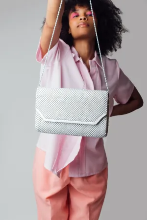Vintage White Clutch Purse