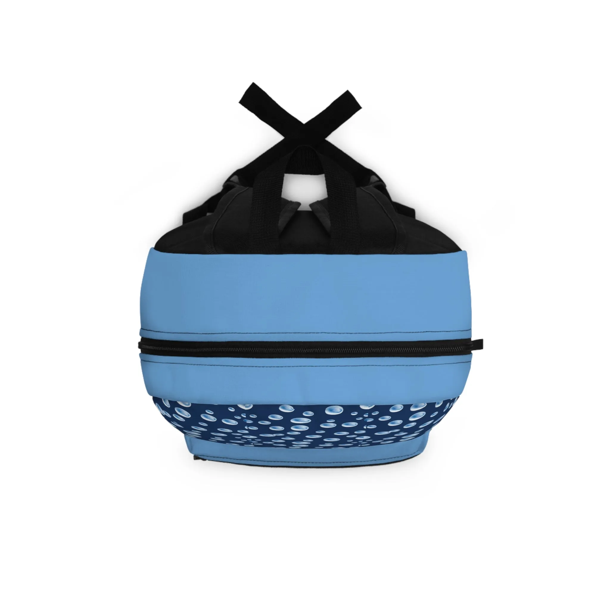 Water Bubbles Blue Premium Backpack