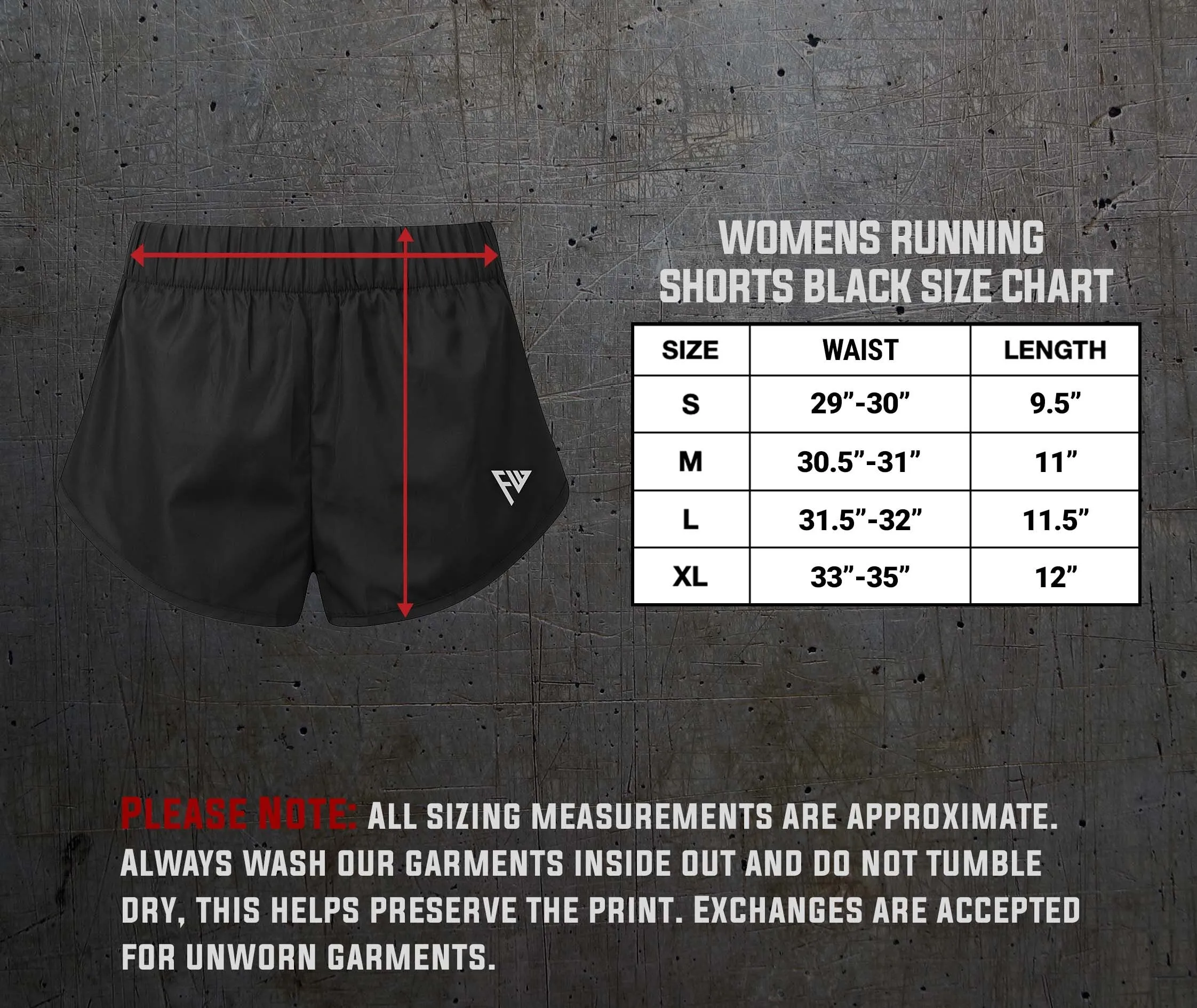 WOMENS RUNNING SHORTS BLACK