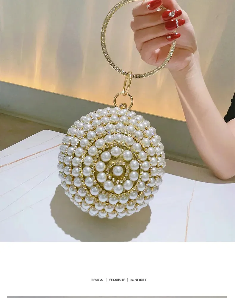 World Of Pearls Clutch