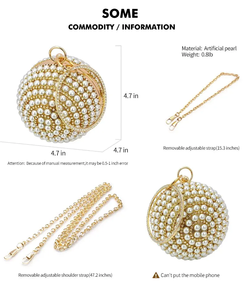 World Of Pearls Clutch
