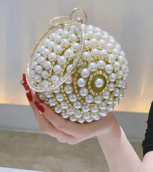 World Of Pearls Clutch