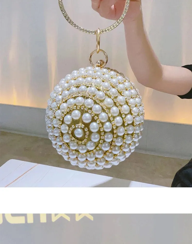 World Of Pearls Clutch