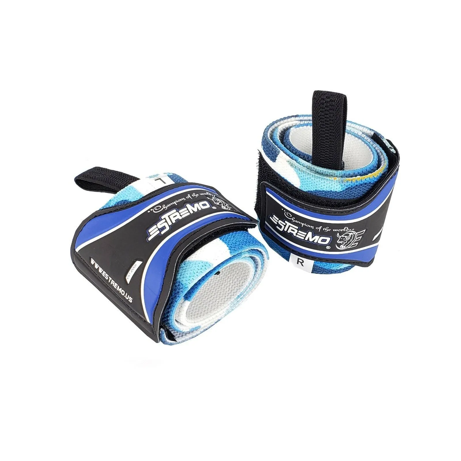 Wrist Wraps - Blue Camo
