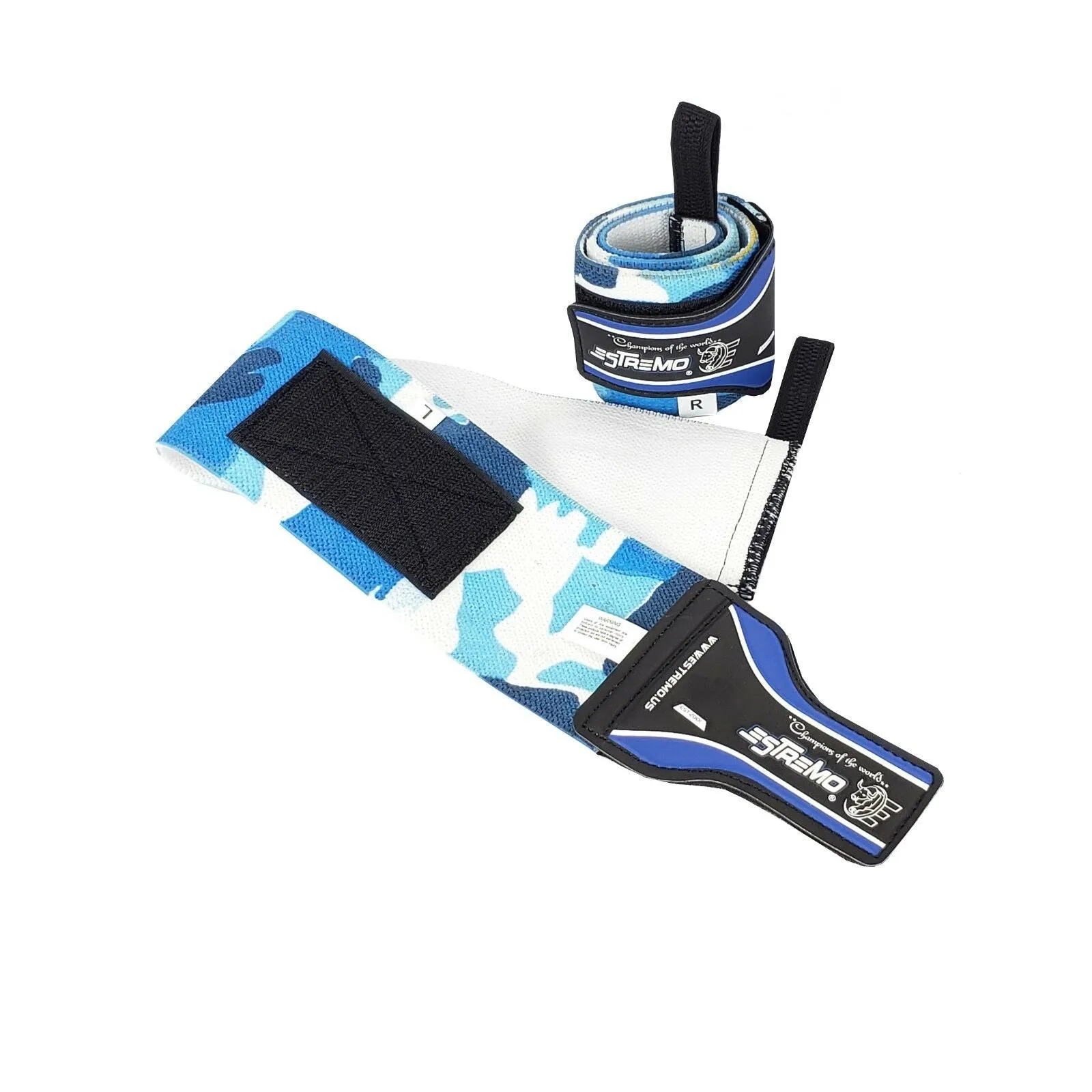 Wrist Wraps - Blue Camo