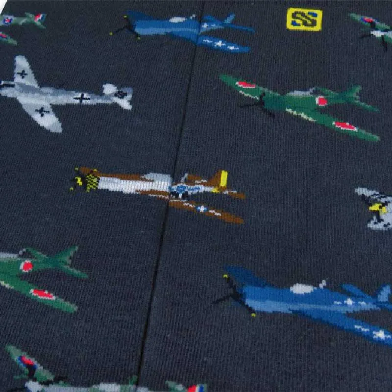 WWII Airplane Socks for Him