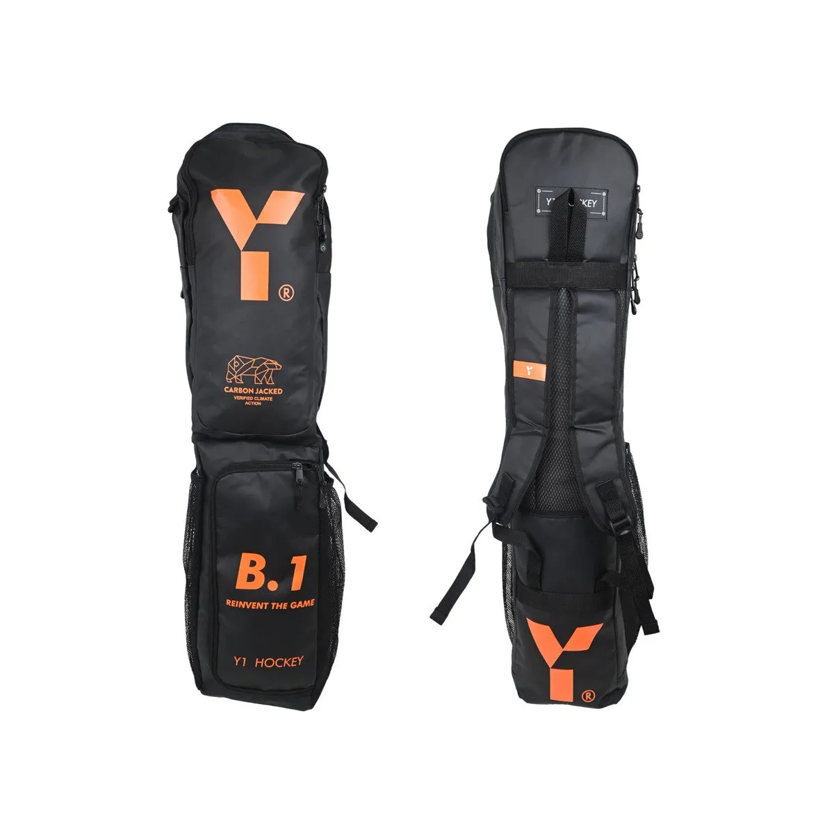 Y1 B.1 Hockey Stick Bag Black/Orange